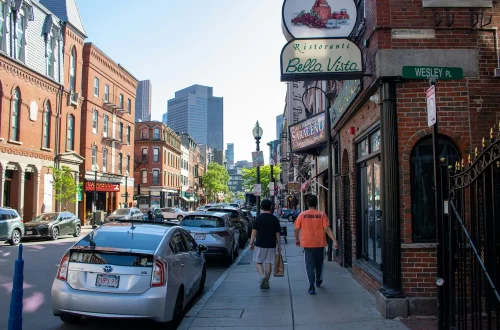 Estados Unidos em 2025: Foto de um bairro italiano em Boston