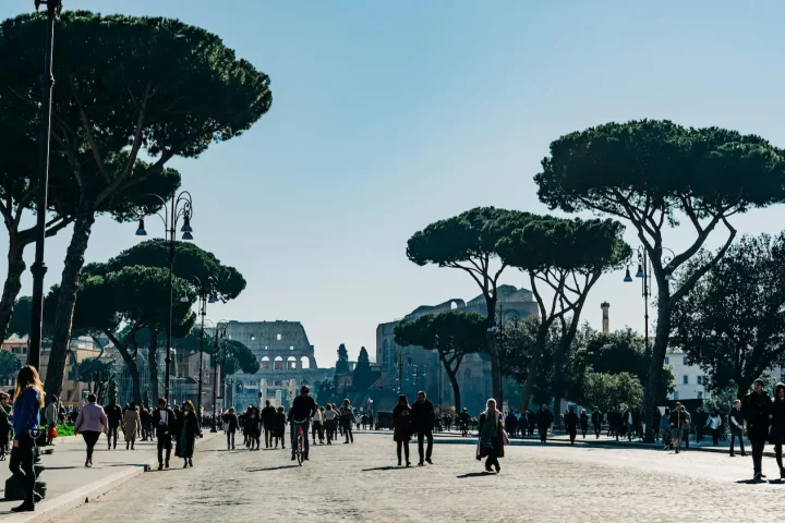 União Europeia anuncia o ETIAS: Foto da Via dei Fori Imperiali em Roma