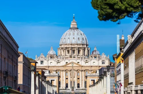 vaticano-geografia-politica Onde fica o Vaticano: Foto da basílica de São Pedro