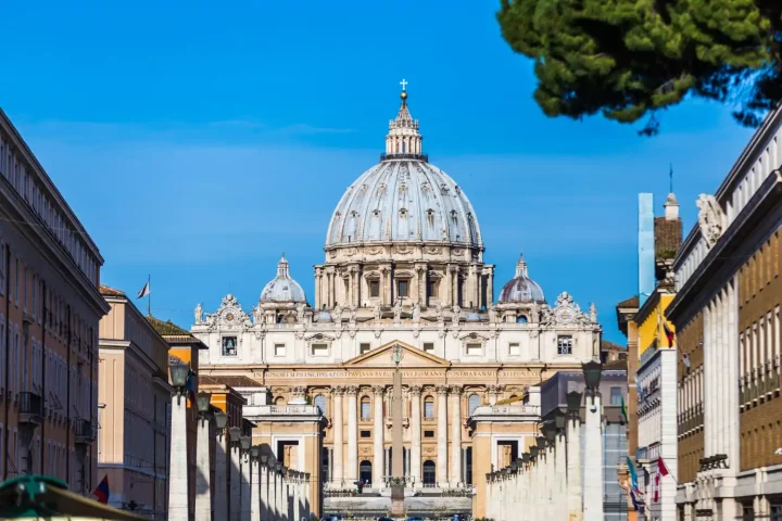 Onde fica o Vaticano: Foto da basílica de São Pedro
